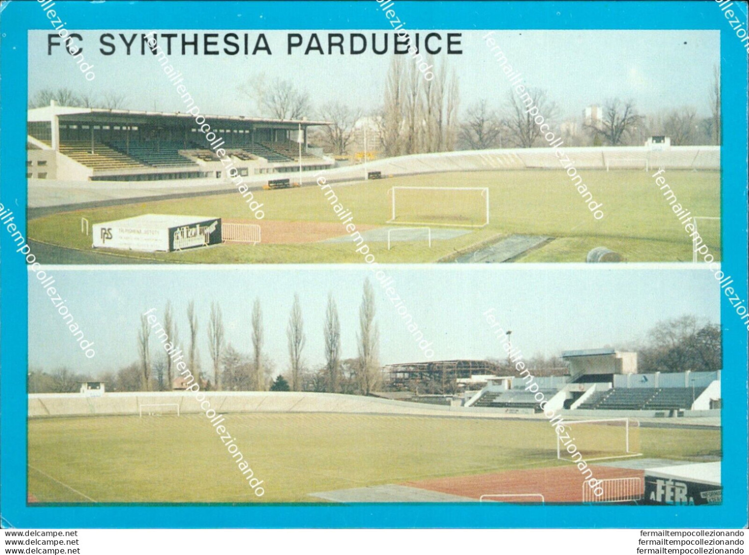 Bo635 Cartolina Synthesia Pardubice  Estadio Stadio Stadium - Fussball