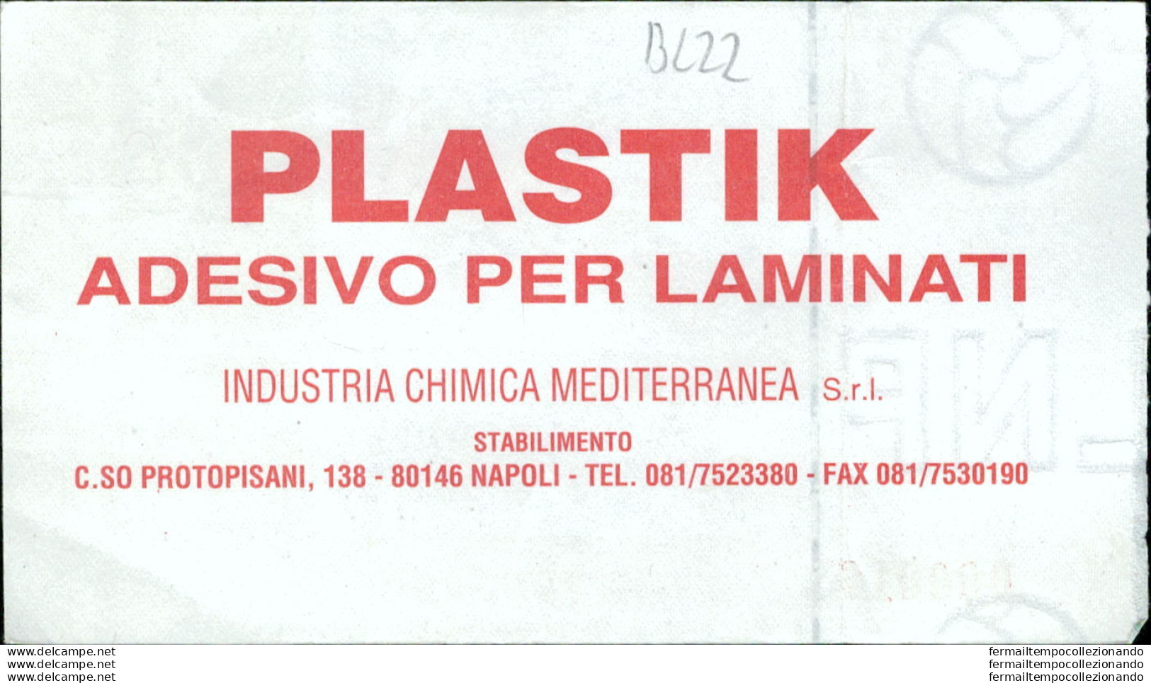 Bl22 Biglietto Calcio Ticket Juve Stabia  - Matera 1993-94 - Toegangskaarten