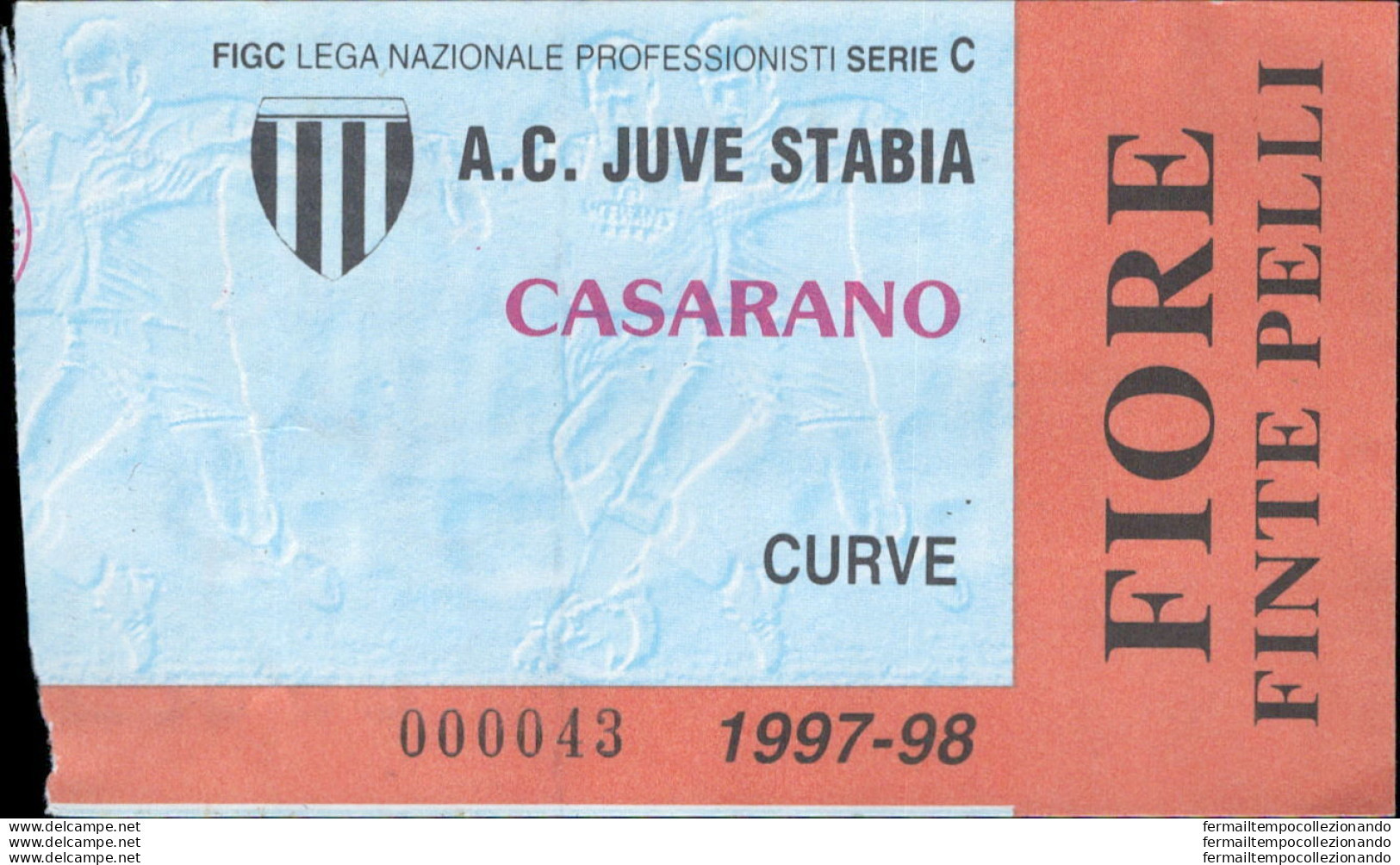 Bl66 Biglietto Calcio Ticket  Juve Stabia  - Casarano - Toegangskaarten