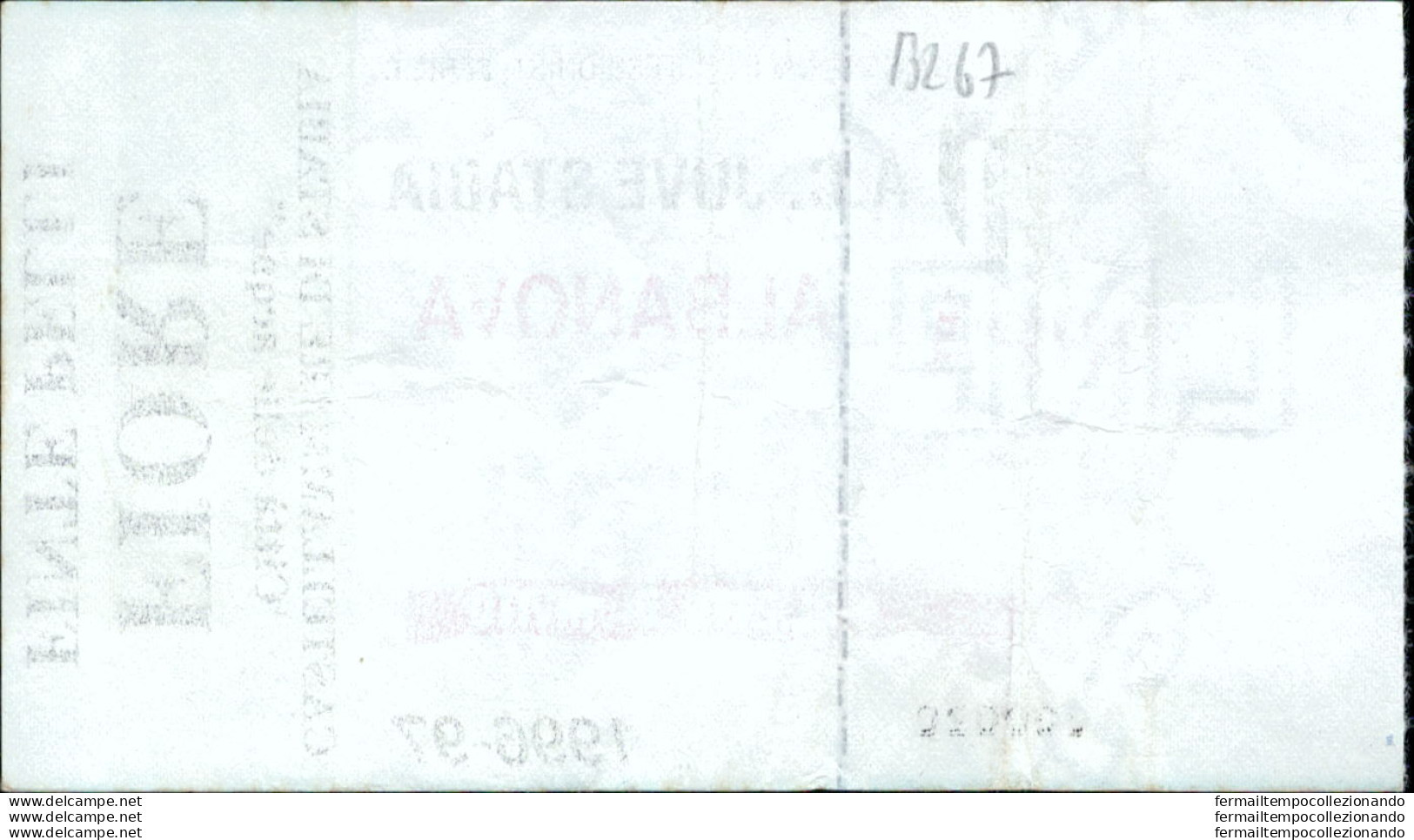 Bl67 Biglietto Calcio Ticket Juve Stabia - Albanova 1996-97 - Tickets D'entrée