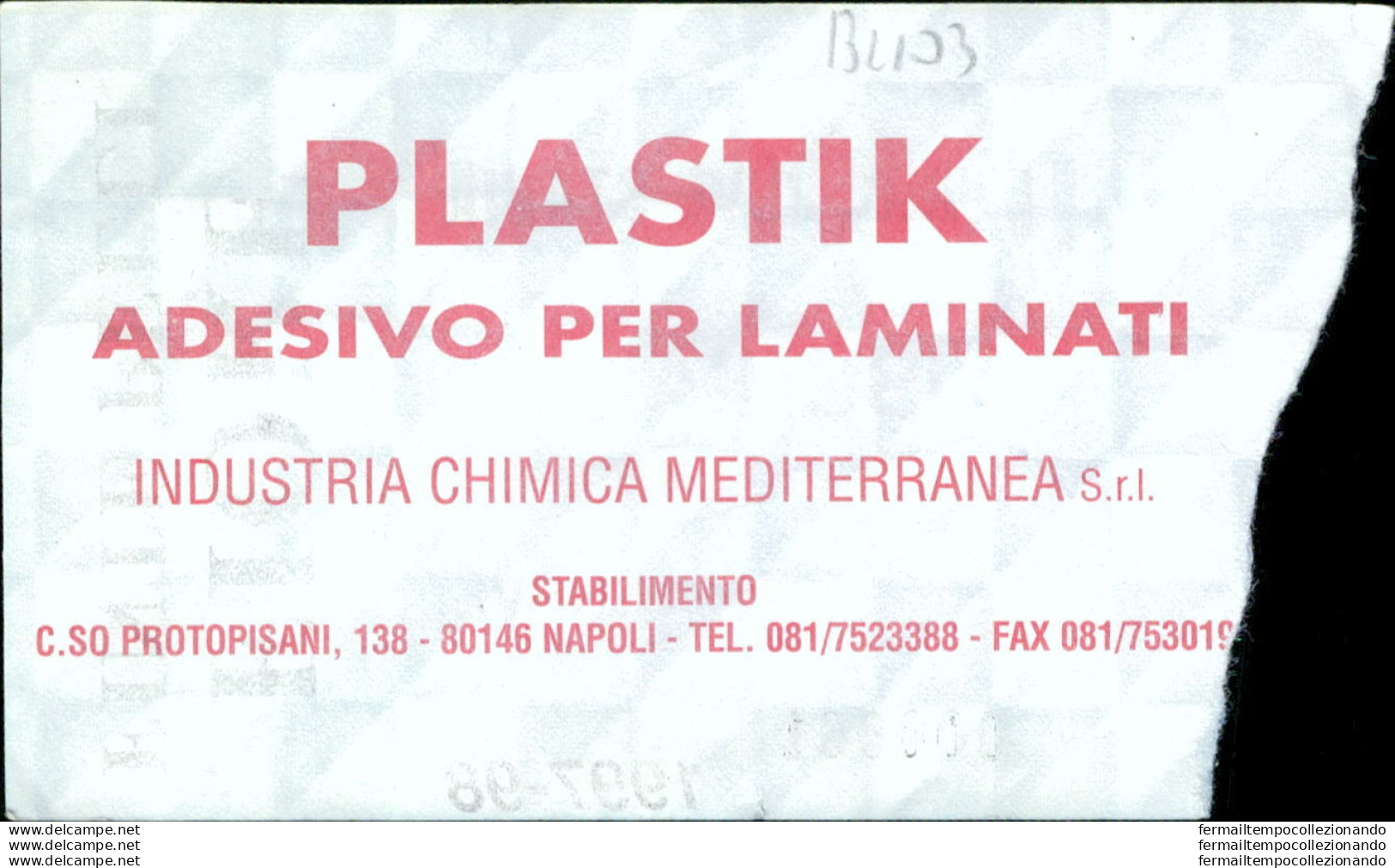 Bl103  Biglietto Calcio Ticket  Juve Stabia - Ischiaisol 1997-98 - Eintrittskarten