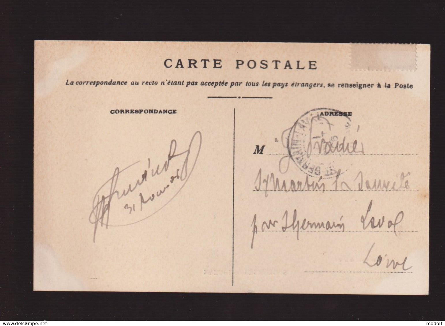 CPA - 42 - St-Georges-en-Couzan - Circulée En 1906 - Sonstige & Ohne Zuordnung