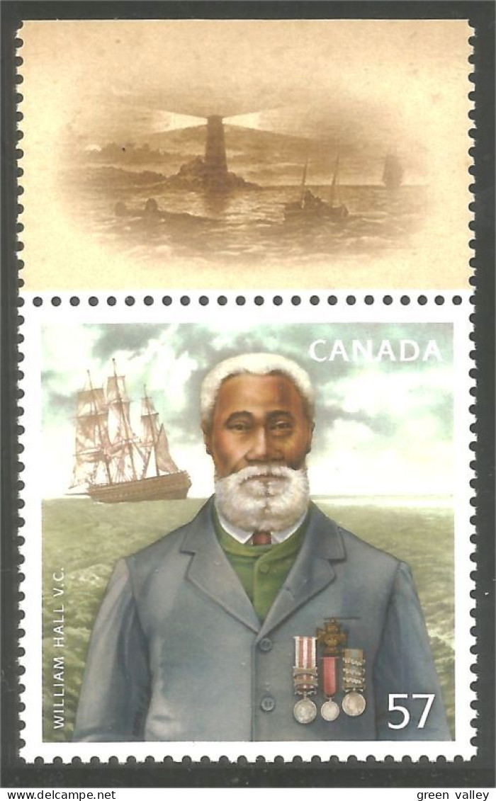Canada William Hall Bateau Boat Voilier Sailing Ship Schiff MNH ** Neuf SC (C23-69hph) - Phares