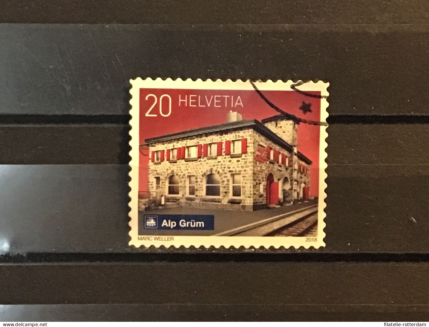 Switzerland / Zwitserland - Train Stations (20) 2018 - Used Stamps