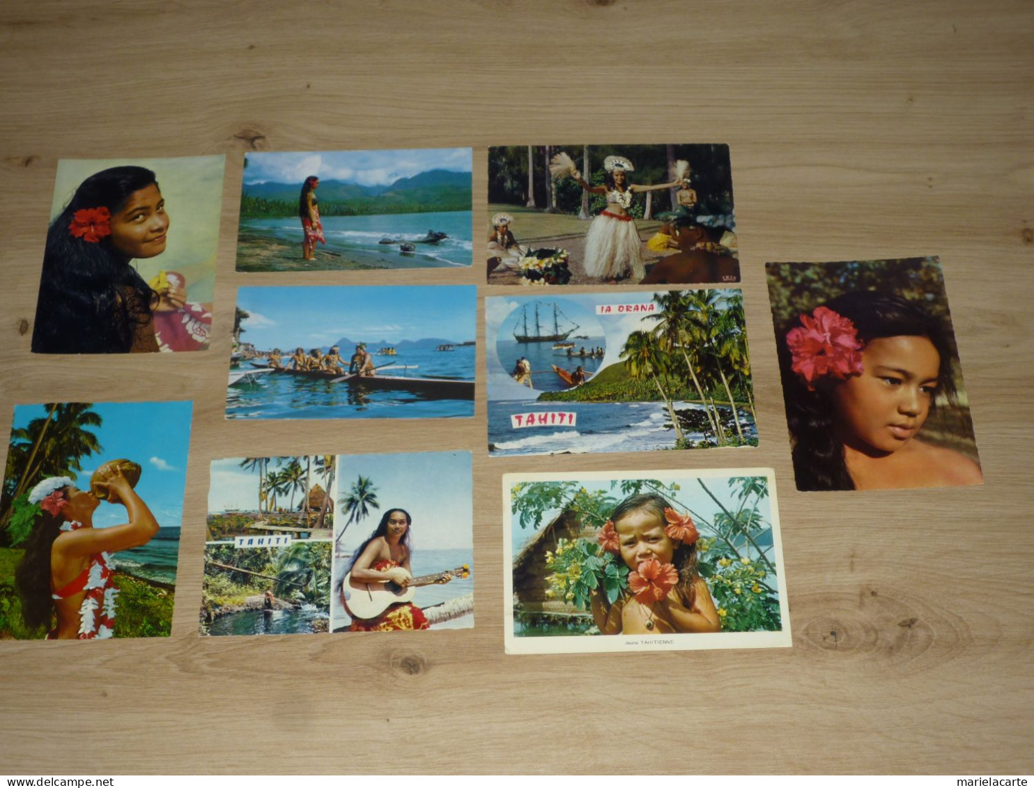 Vente En Lot De 9 Cartes Sur   TAHITI - Tahiti