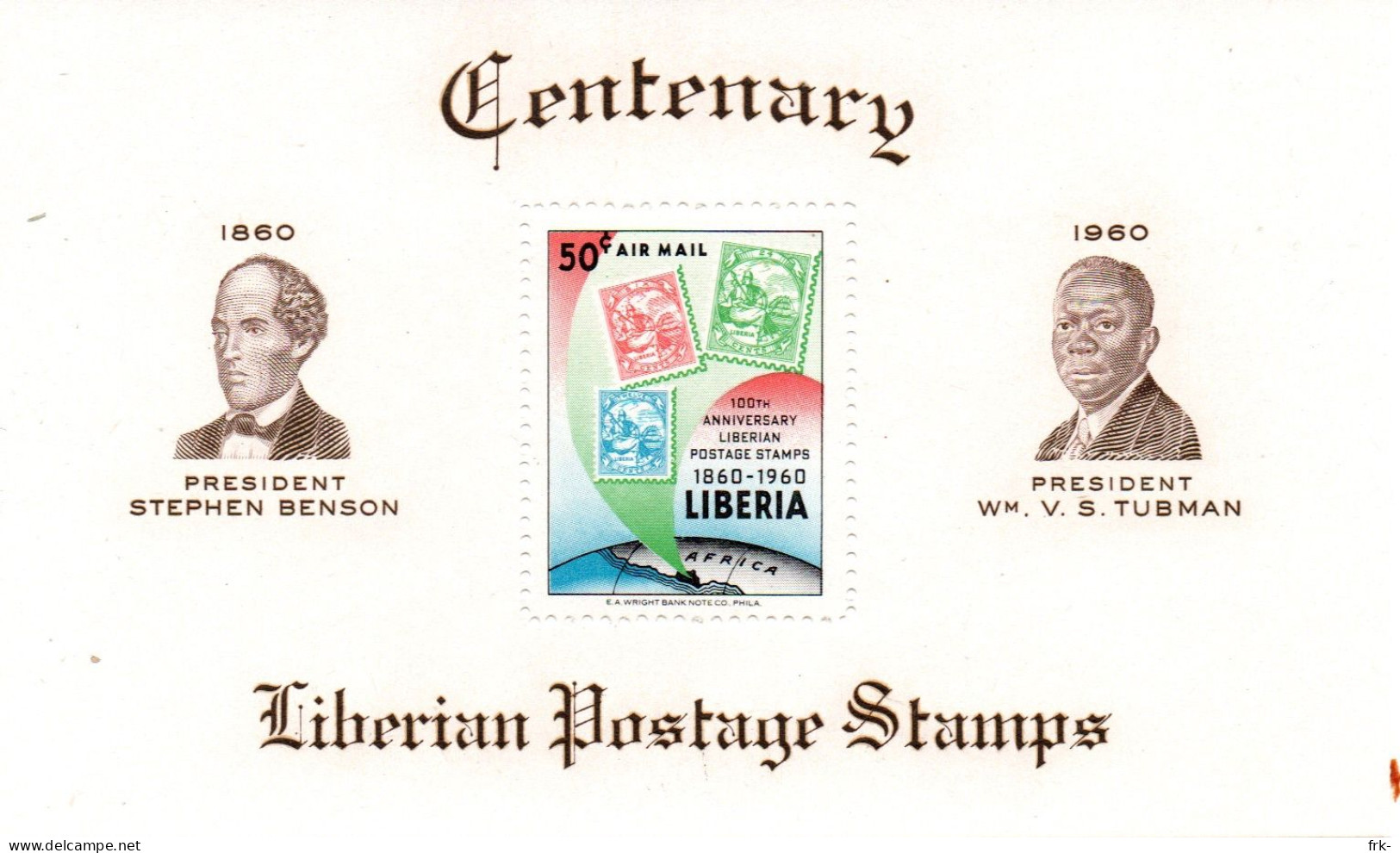 Liberia Foglietto 1960 Mnh - Liberia