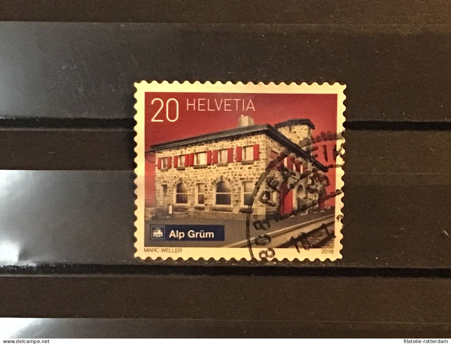 Switzerland / Zwitserland - Train Stations (20) 2018 - Used Stamps