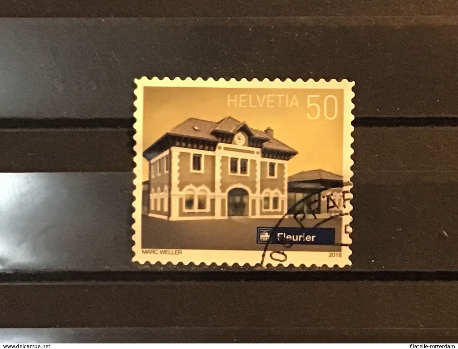Switzerland / Zwitserland - Train Stations (50) 2018 - Used Stamps