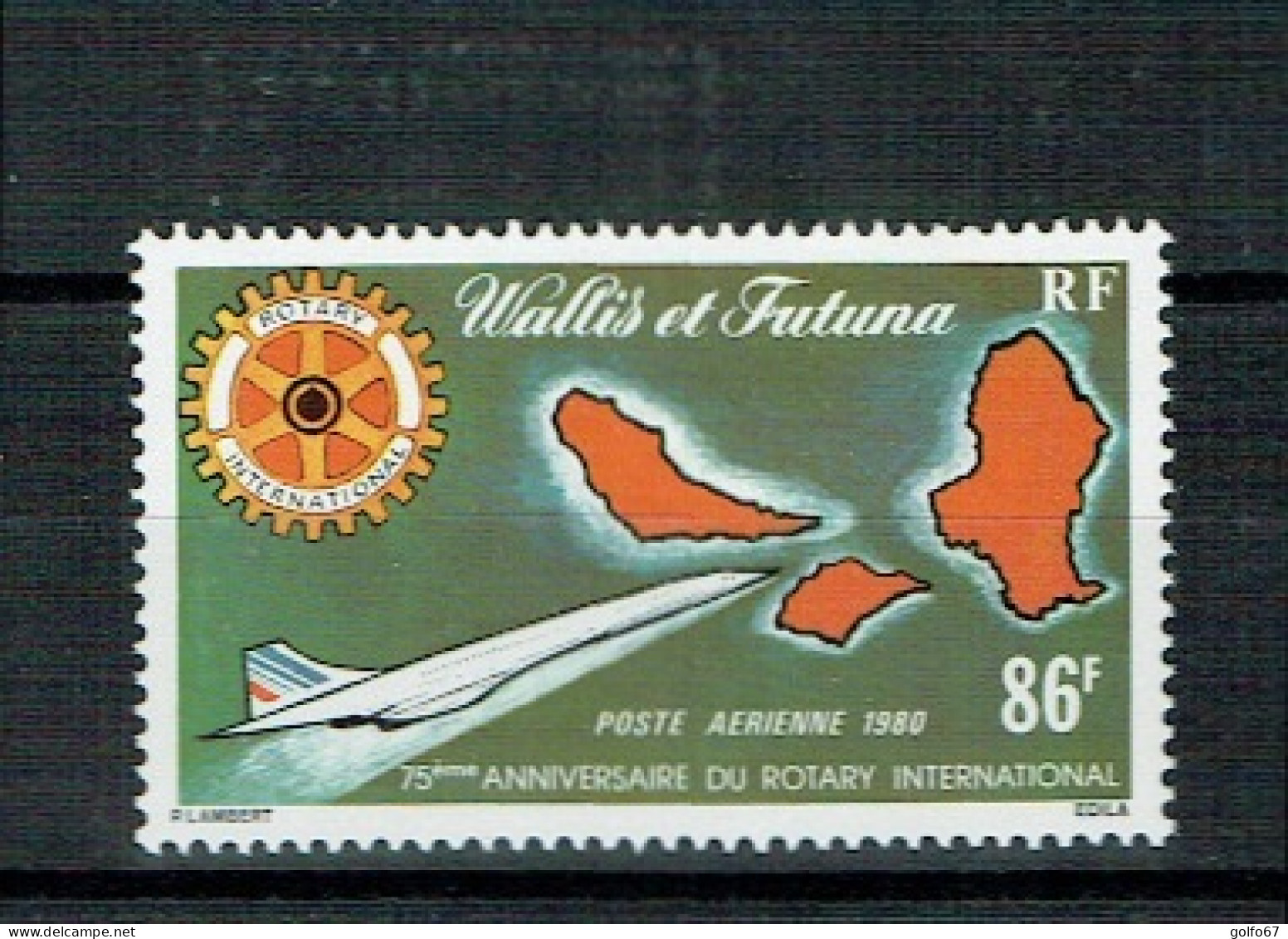 WALLIS & FUTUNA Poste Aérienne 1980 Y&T N° 101 NEUF** - Unused Stamps