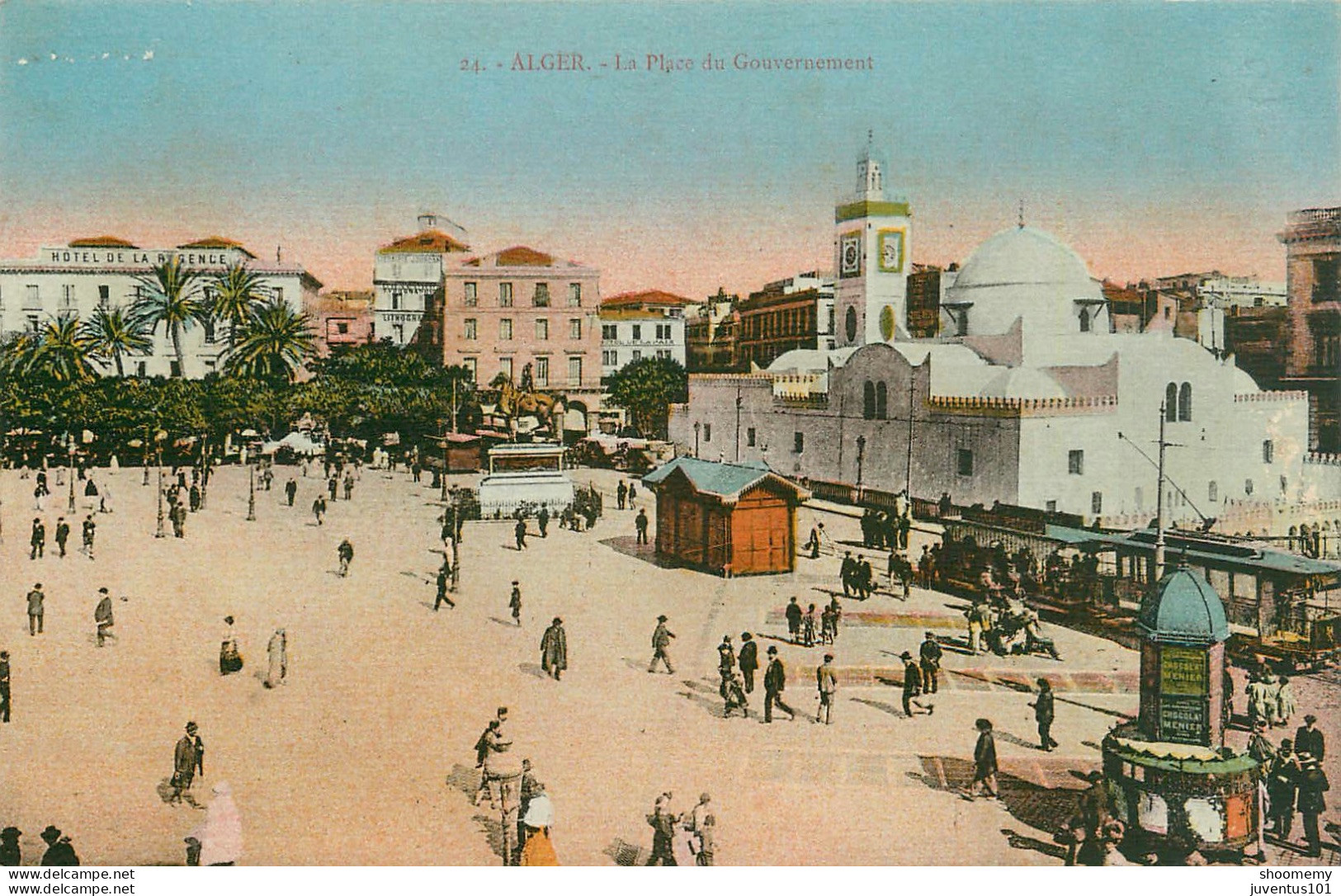 CPA Alger-La Place Du Gouvernement-24       L2369 - Alger