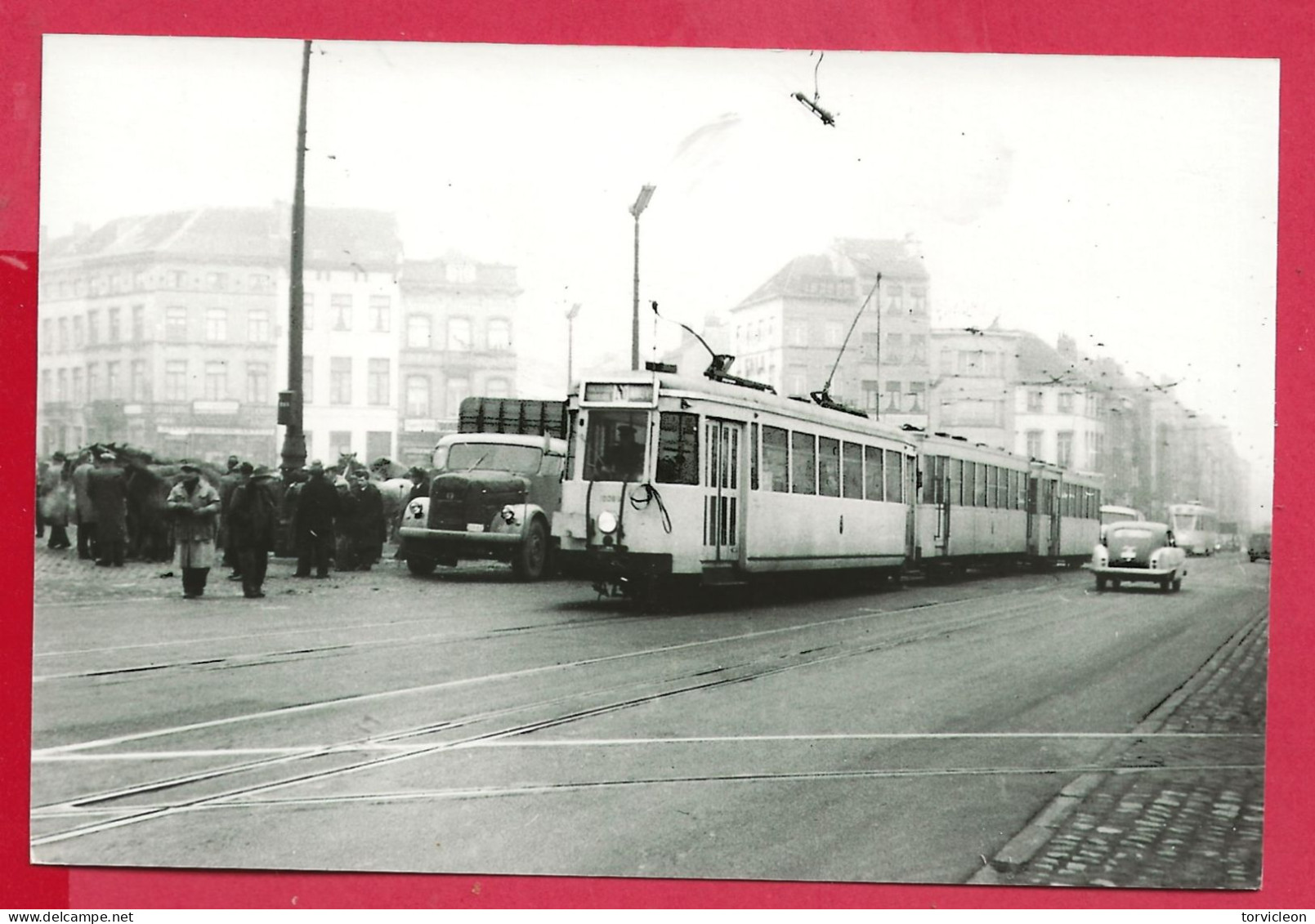 Photo Bruxelles = Tram  Place  De La Duchesse   :  Ligne - Altri & Non Classificati