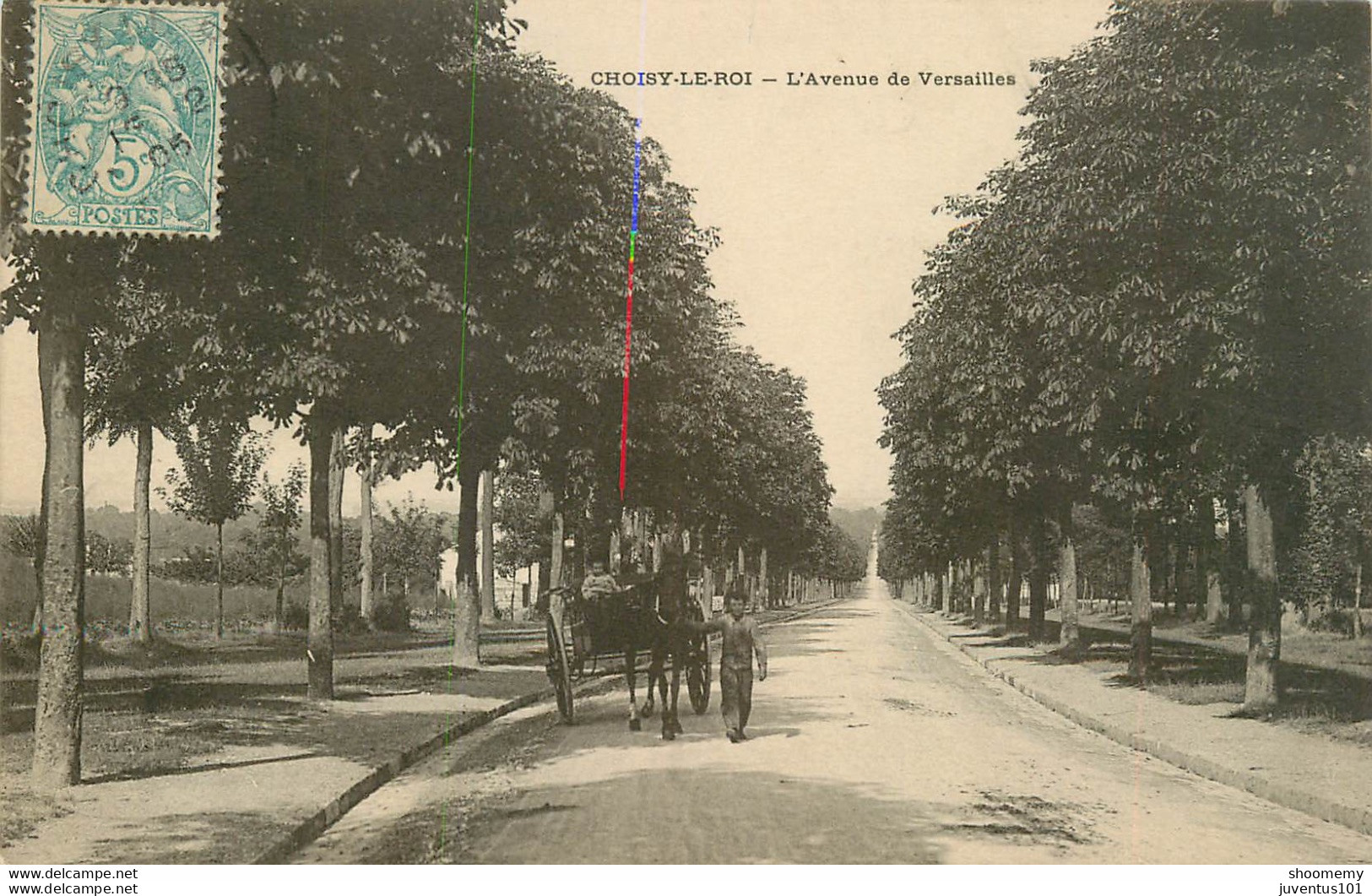 CPA Choisy Le Roi-L'avenue De Versailles-Timbre     L1934 - Choisy Le Roi