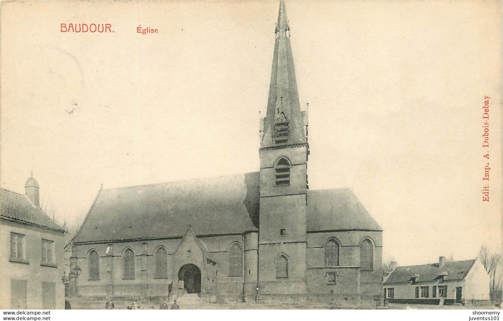 CPA Baudour-Eglise-Timbre    L1987 - Autres & Non Classés