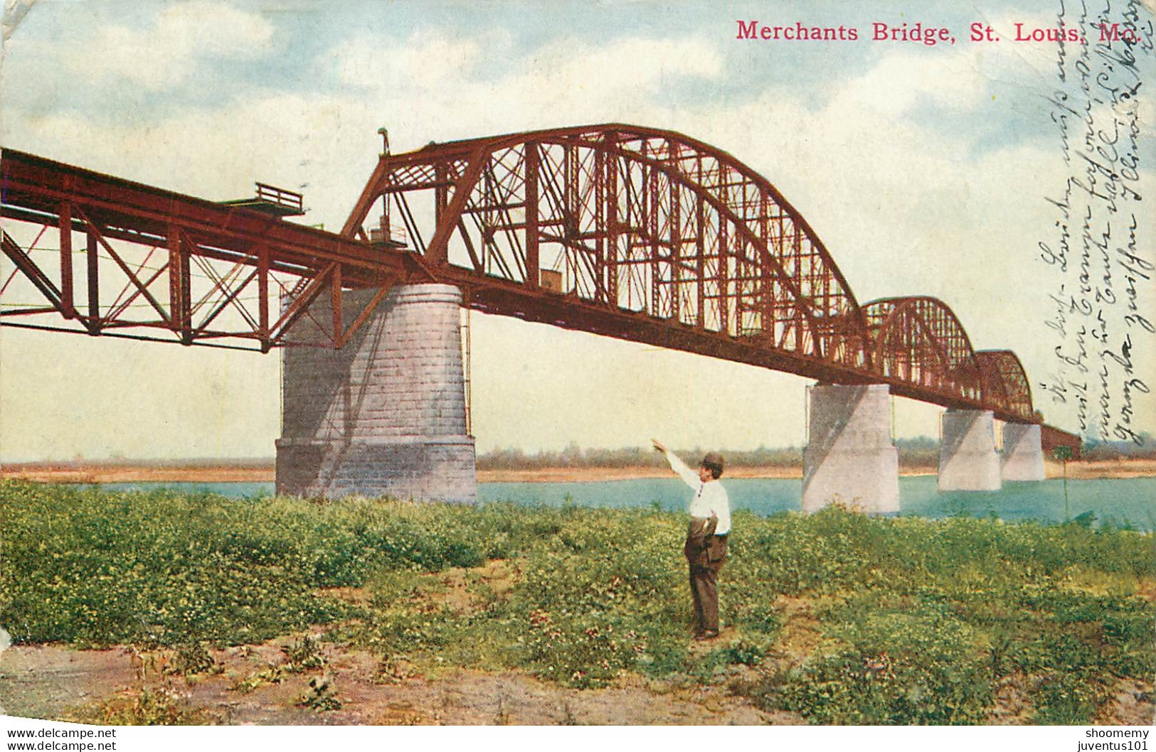 CPA Merchants Bridge,St.Louis-Missouri-Timbre    L1987 - St Louis – Missouri