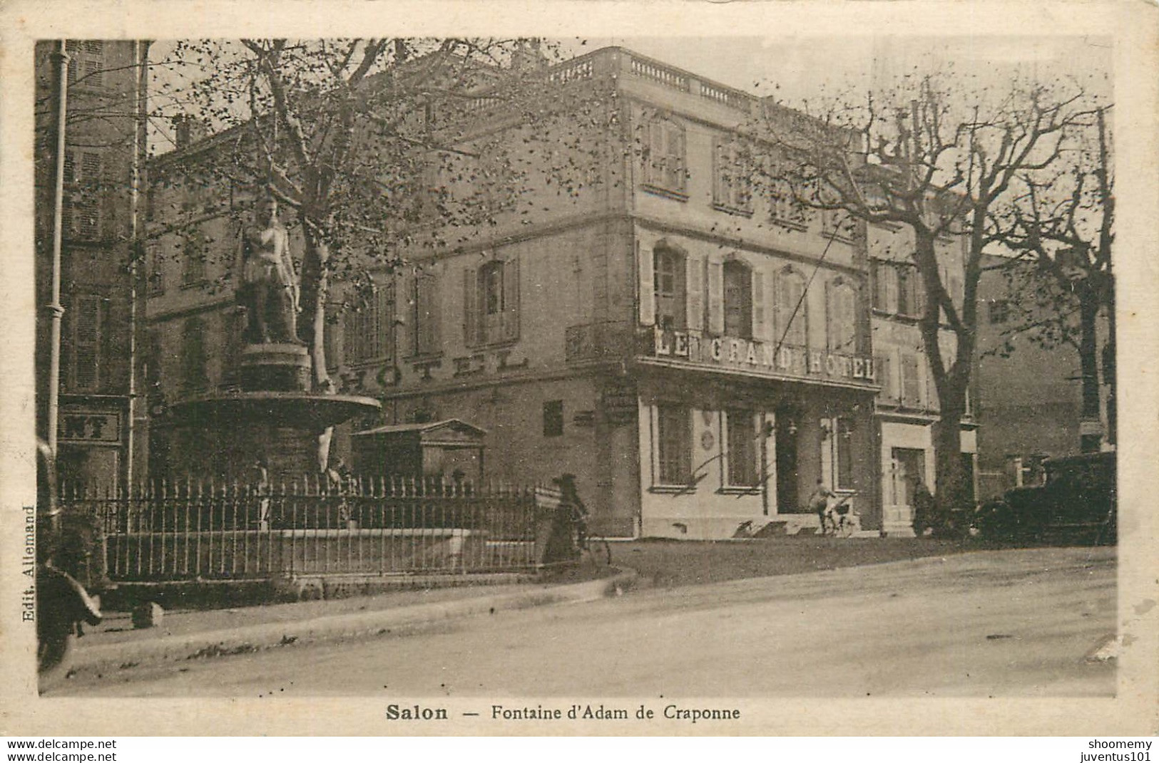 CPA Salon De Provence-Fontaine D'Adam De Craponne-Timbre    L1286 - Salon De Provence