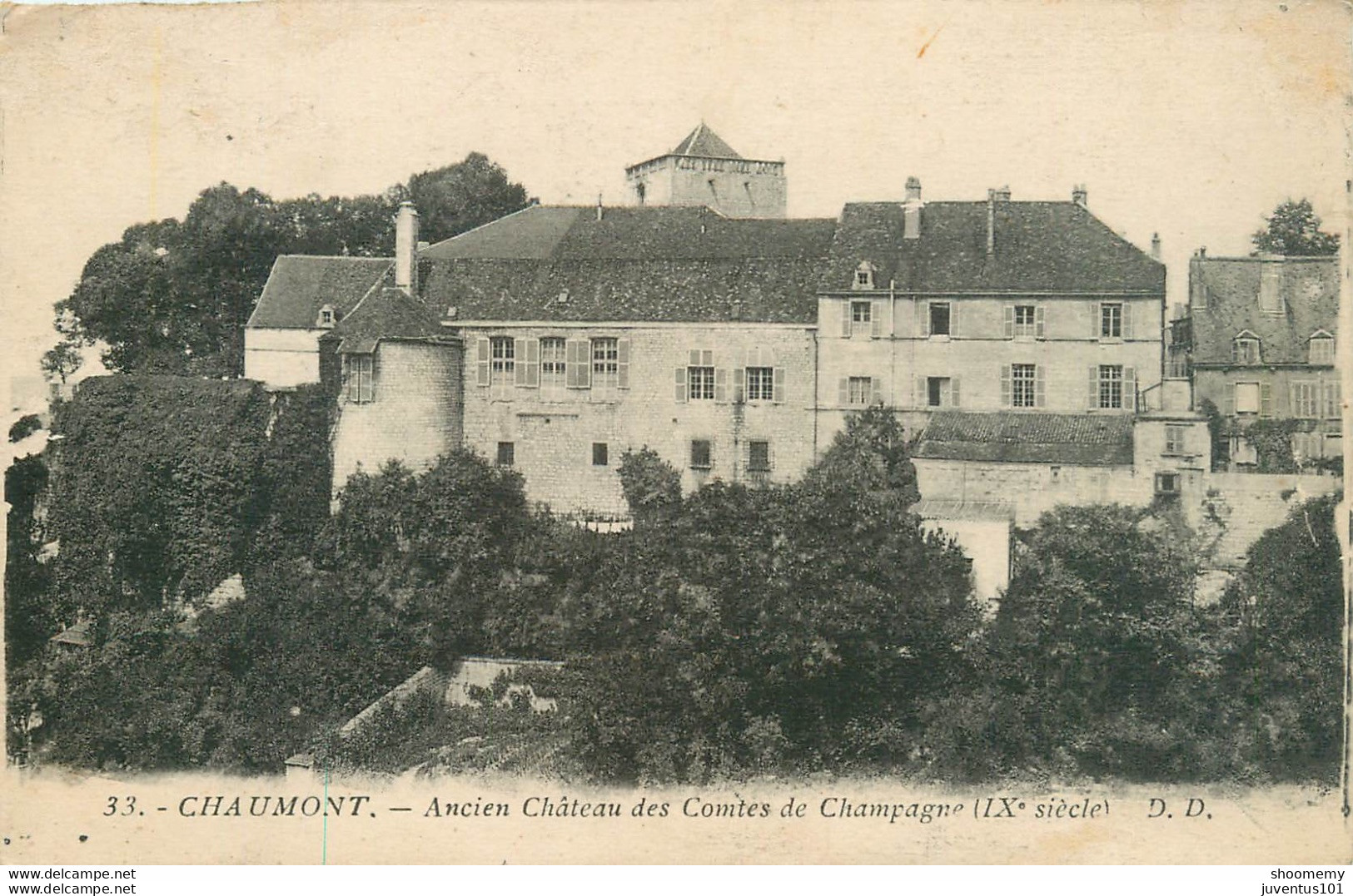 CPA Chaumont-Ancien Château Des Comtes De Champagne    L1286 - Chaumont