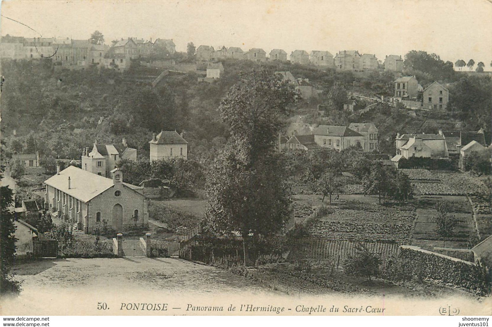 CPA Pontoise-Panorama De L'Hermitage-Timbre     L1292 - Pontoise