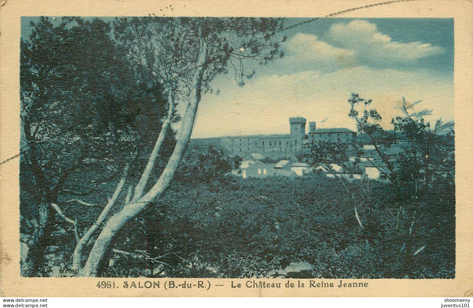 CPA Salon-Le Château De La Reine Jeanne-Timbre    L1296 - Salon De Provence