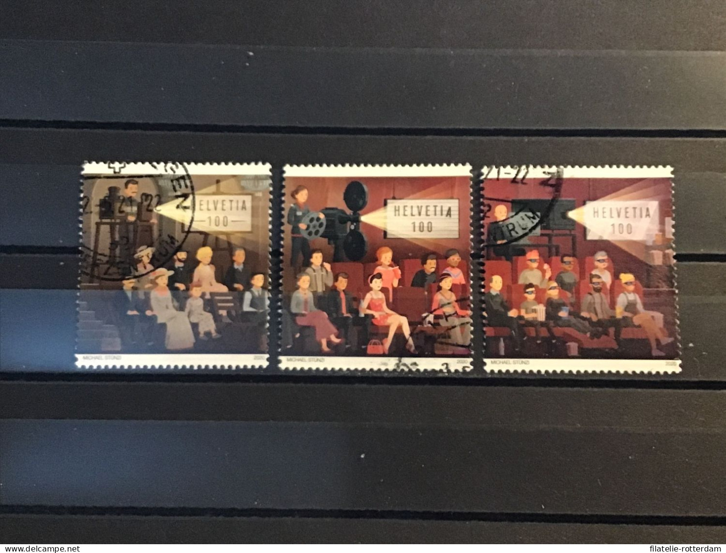 Switzerland / Zwitserland - Complete Set Cinema 2020 - Used Stamps