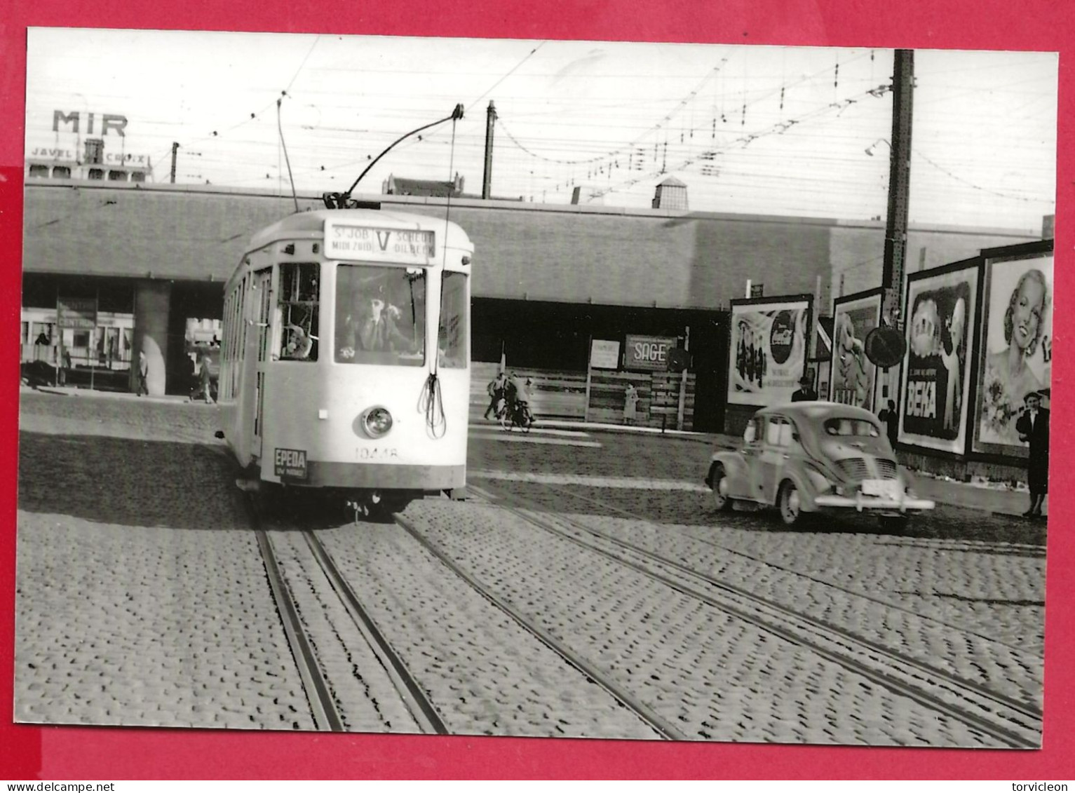Photo Bruxelles = Tram  Gare  Du  Midi    :  Ligne V   St Job  Midi - Andere & Zonder Classificatie