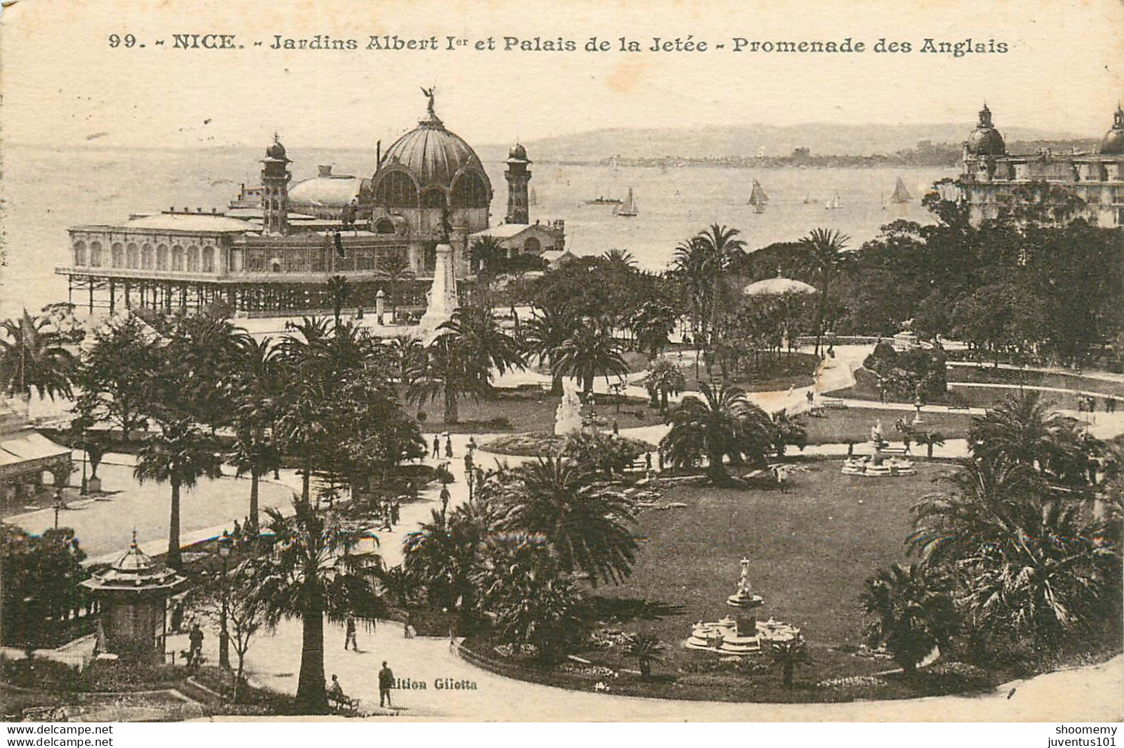 CPA Nice-Jardins Albert-Timbre     L1437 - Parken En Tuinen