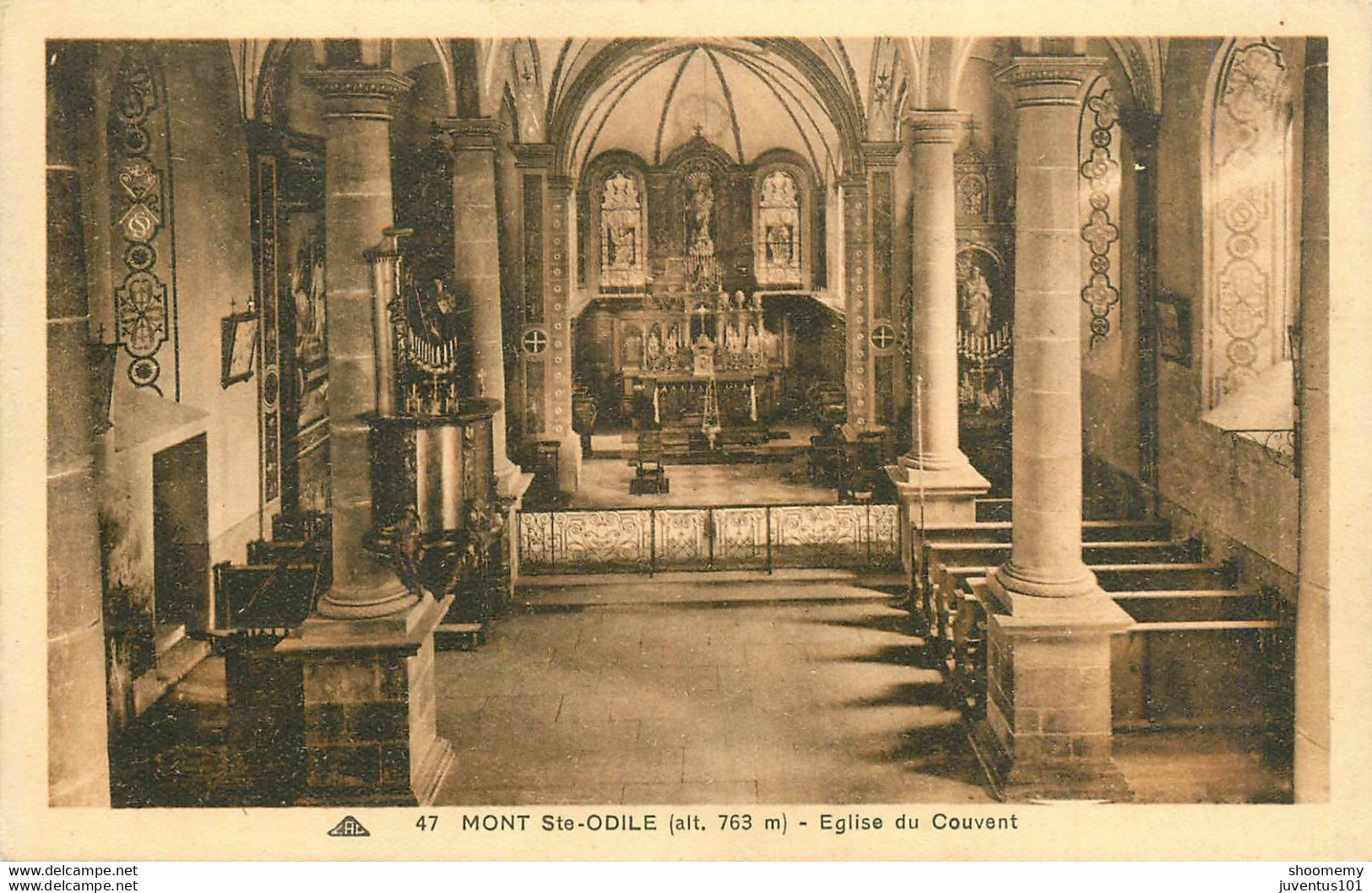 CPA Mont Sainte Odile-Eglise Du Couvent     L1438 - Sainte Odile