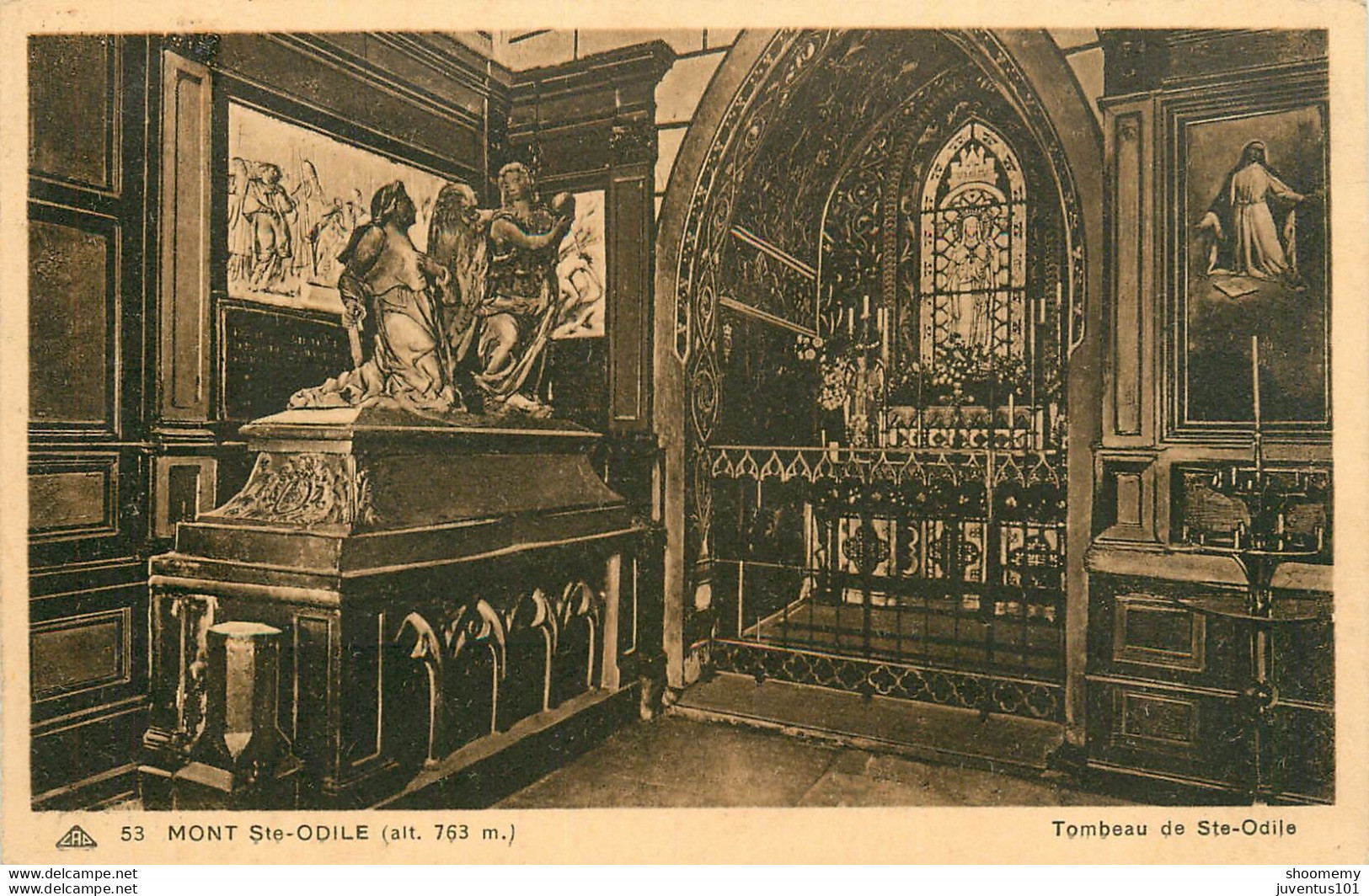 CPA Mont Sainte Odile-Tombeau-Timbre     L1438 - Sainte Odile