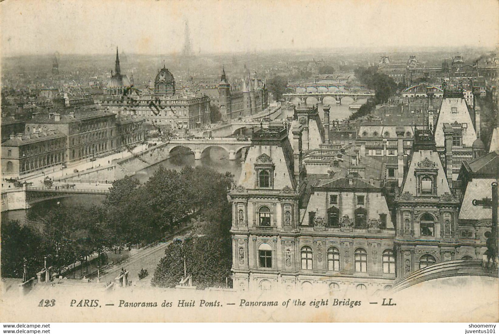 CPA Paris-Panorama Des Nuits Ponts-Timbre    L1438 - Ponts