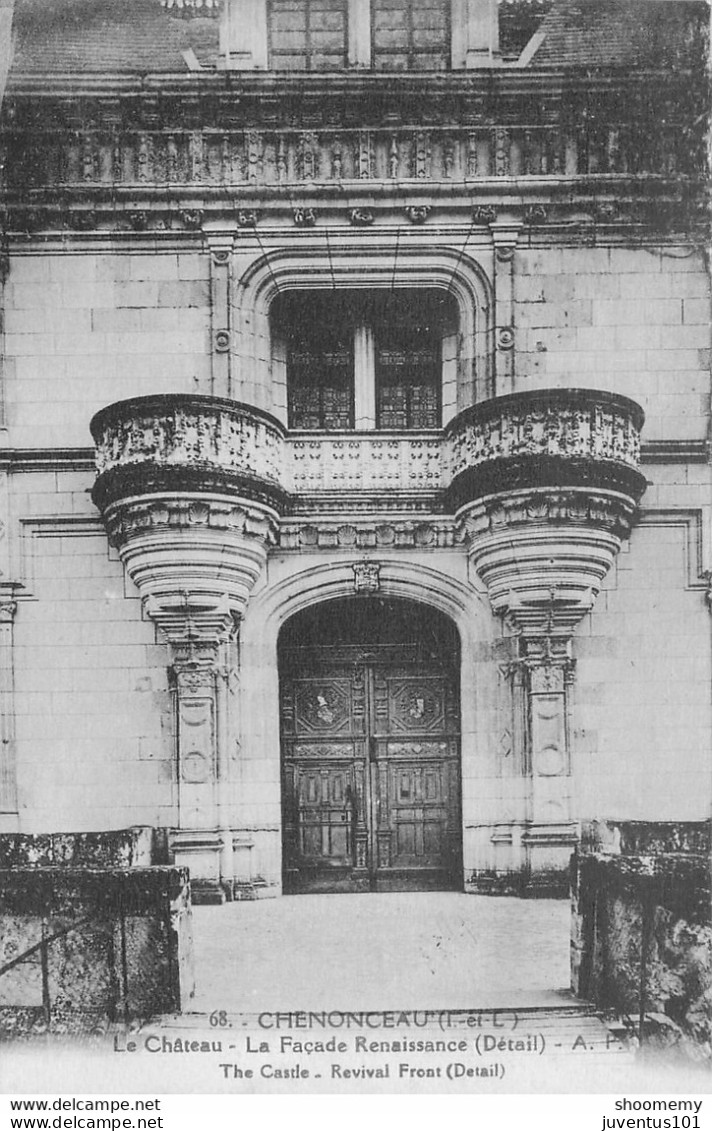 CPA Chenonceaux-le Château-Façade Renaissance    L1438 - Chenonceaux