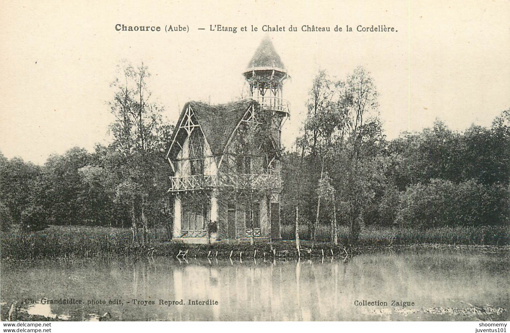 CPA Chaource-L'étang Et Le Chalet Du Château De La Cordelière     L1447 - Chaource