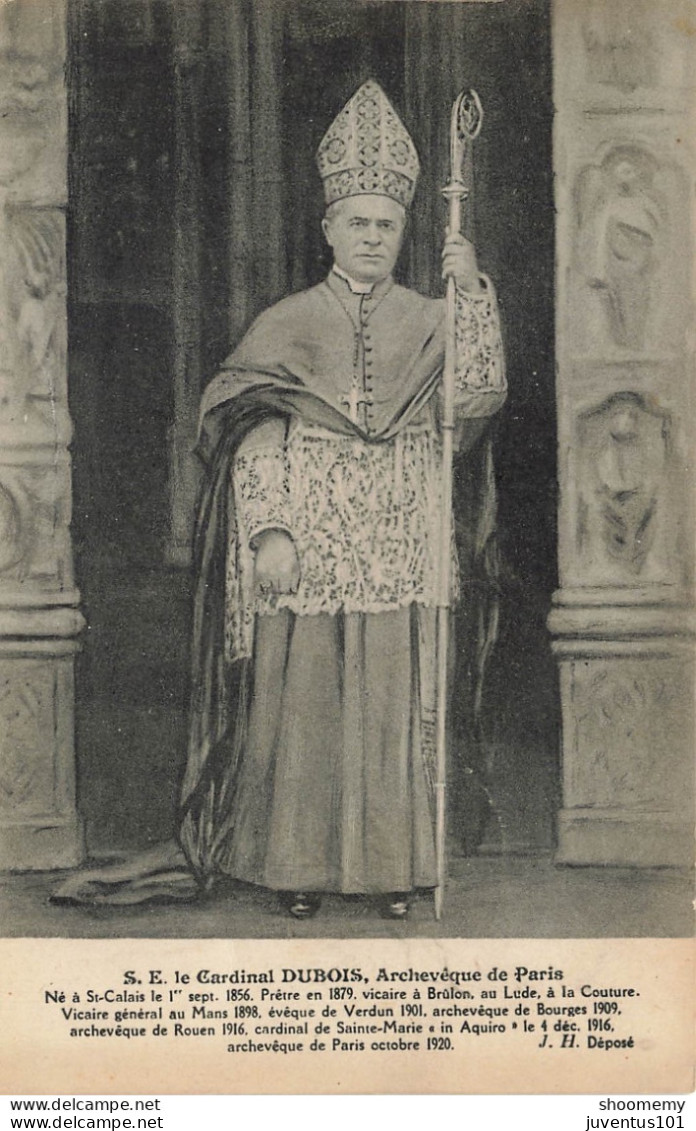 CPA Cardinal Dubois-Archevêque De Paris     L2413 - Altri & Non Classificati