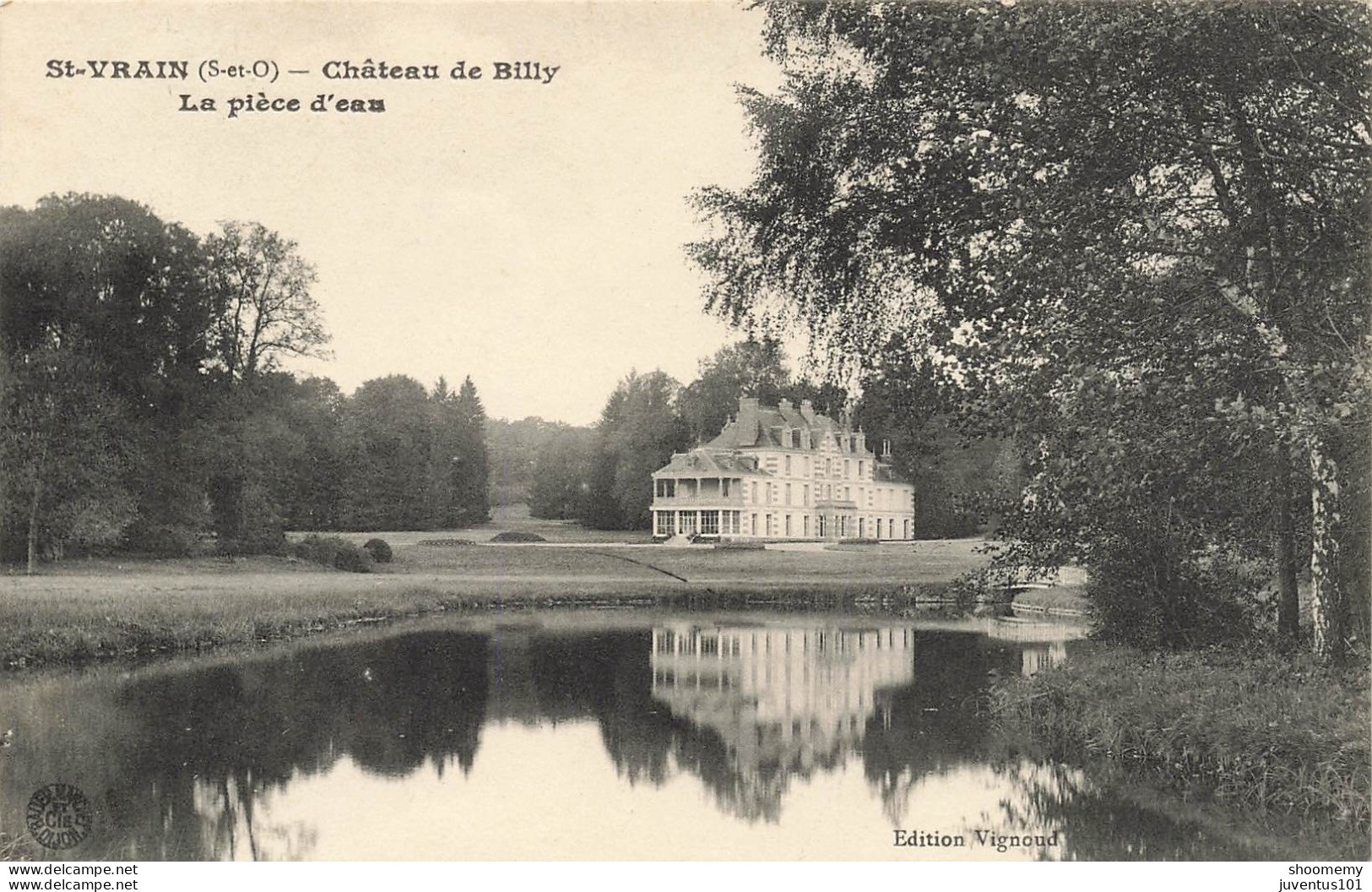 CPA Saint Vrain-Château De Billy-La Pièce D'eau      L2430 - Saint Vrain