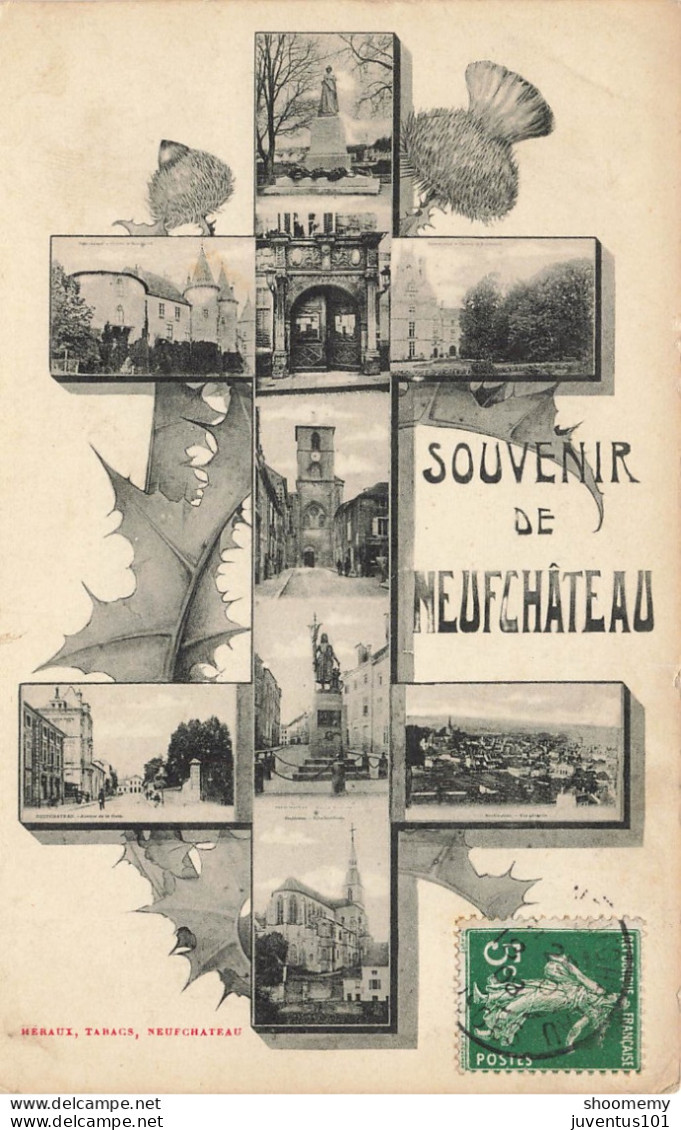 CPA Souvenir De Neufchâteau-Multivues-Timbre      L2434 - Neufchateau