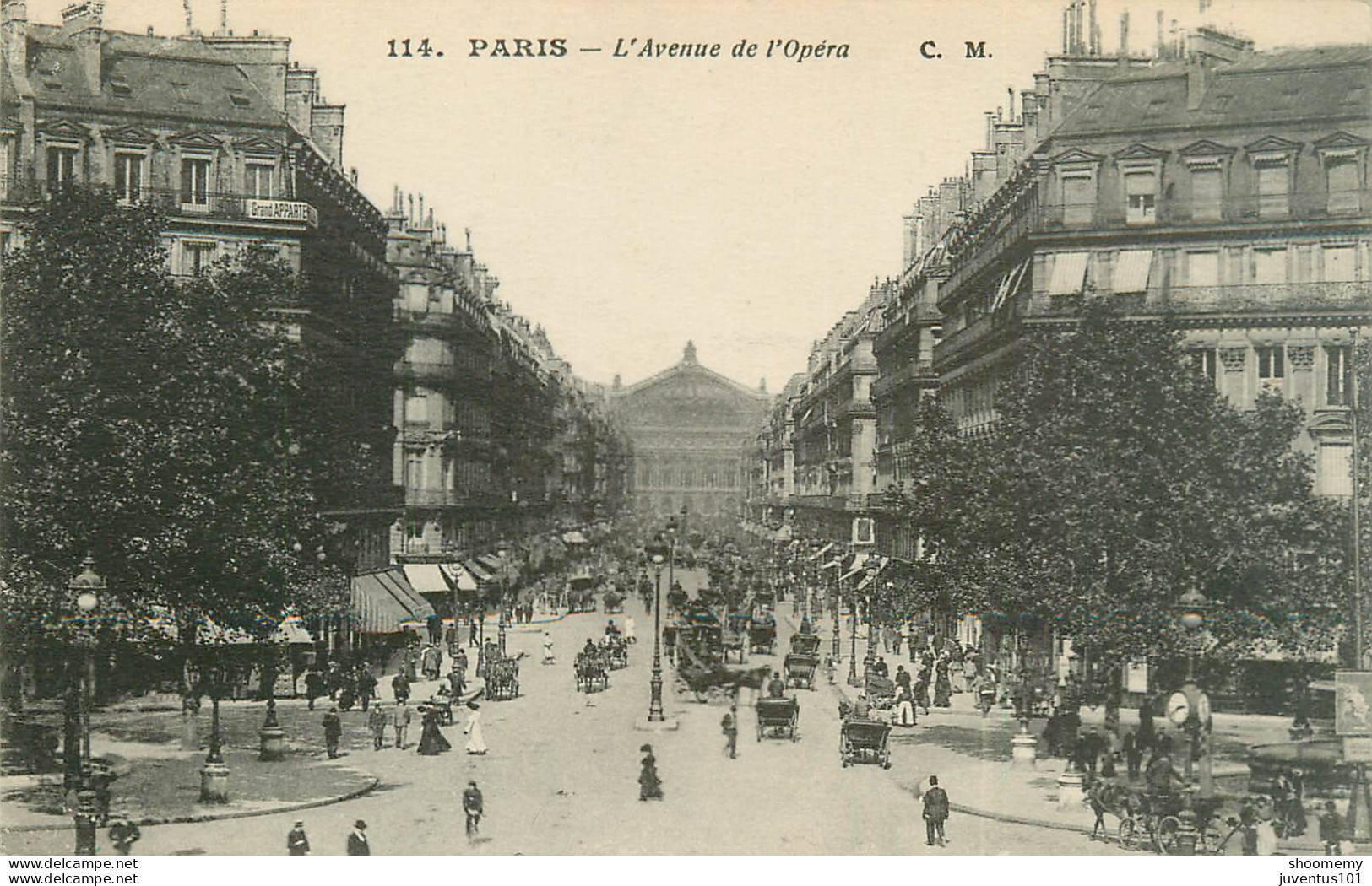 CPA Paris-Avenue De L'Opéra-114      L2358 - Distrito: 02