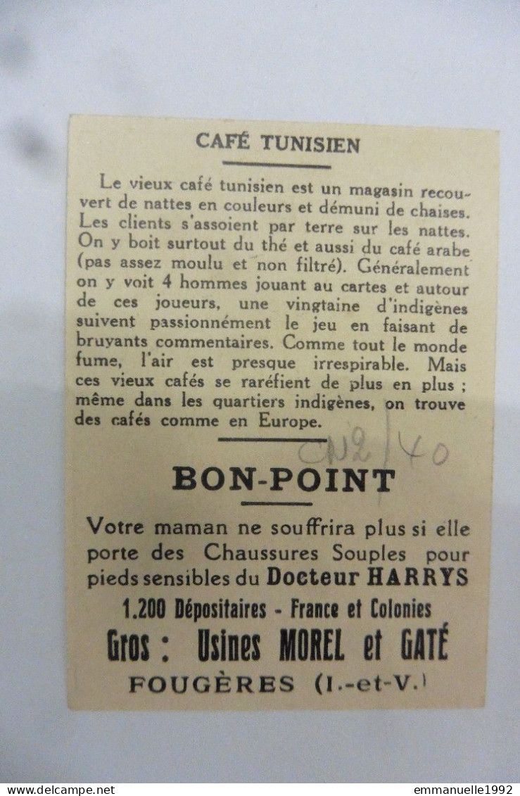 Chromo Bon Point - Colonies Françaises - Tunisie - Café Tunisien - Andere & Zonder Classificatie