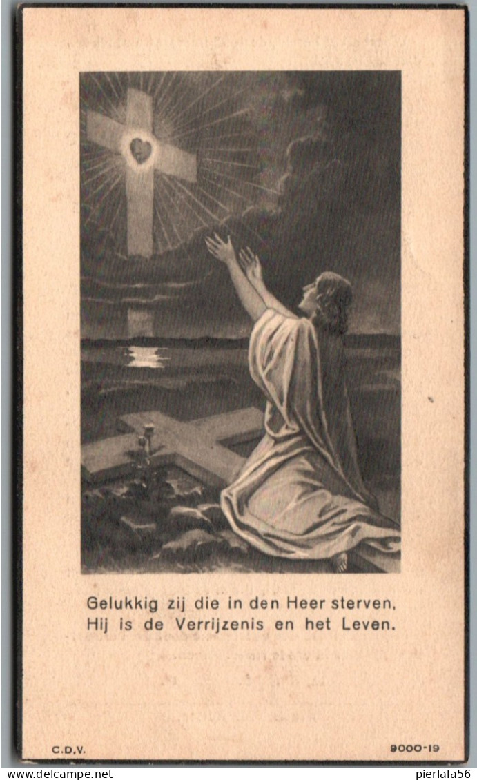 Bidprentje St-Maria-Aalter - De Bruyne Edmond Albert (1915-1935) - Devotion Images