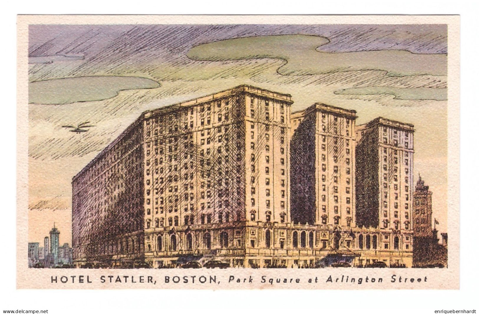 UNITED STATES // BOSTON // HOTEL STATLER // PARK SQUARE AT ARLINGTON STREET - Boston