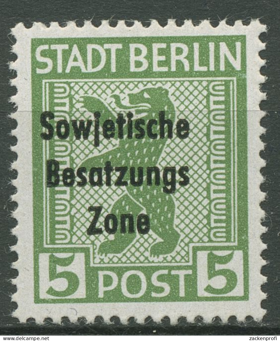 SBZ Allgemeine Ausgabe 1948 Freimarke Mit Aufdruck 200 A Ux Postfrisch - Autres & Non Classés