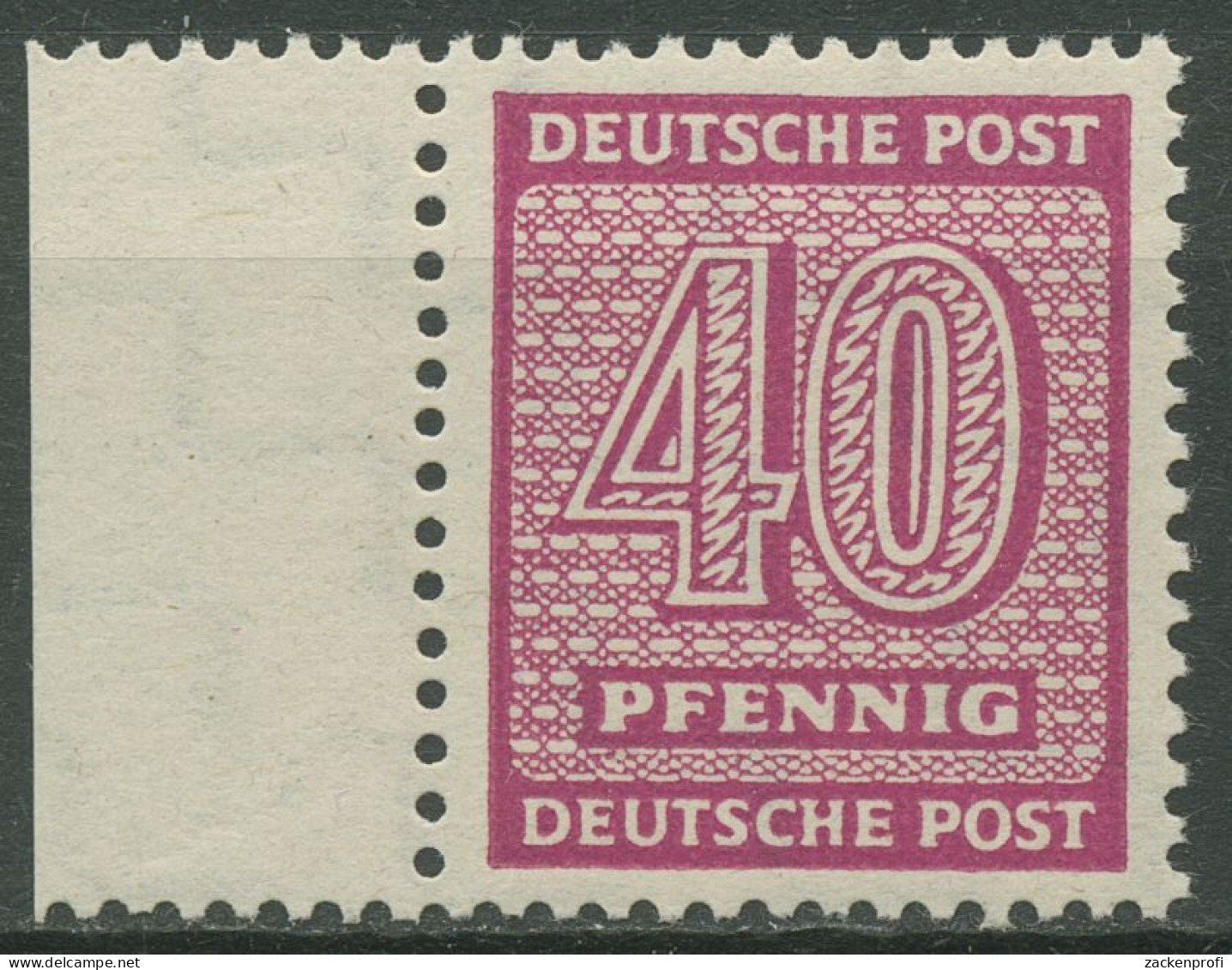 SBZ West-Sachsen 1945 Freimarken Ziffern 136 Y W C Postfrisch Geprüft - Autres & Non Classés