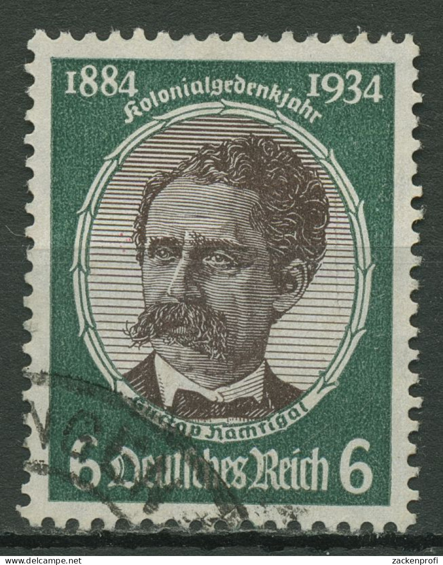 Deutsches Reich 1934 Kolonialforscher Dr. Gustav Nachtigall 541 X Gestempelt - Used Stamps