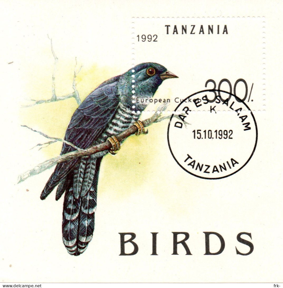 Tanzania Foglietto 1992 - Tanzanie (1964-...)