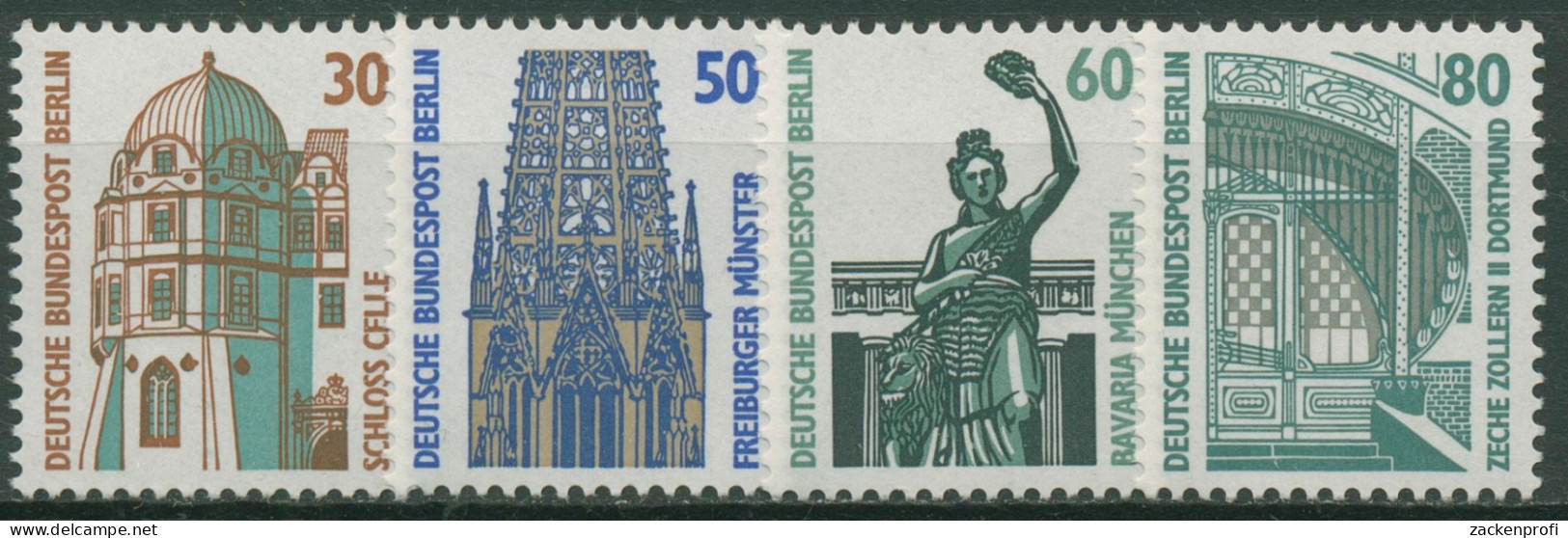 Berlin 1987 Sehenswürdigkeiten Bauwerke 793/96 Postfrisch - Unused Stamps