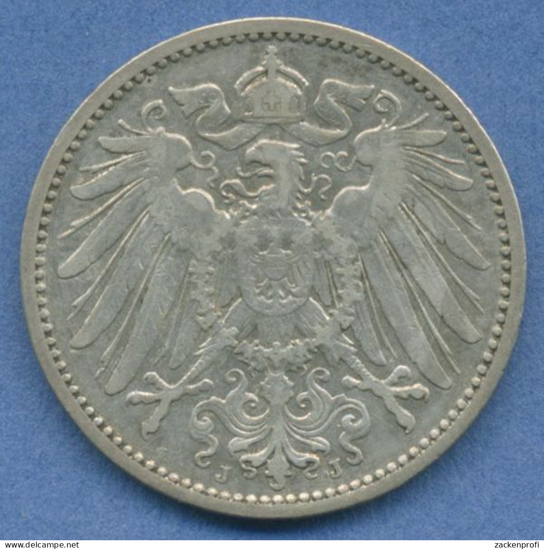 Deutsches Reich 1 Mark Kursmünze 1893 J, J 17 Ss+ (m5815) - 1 Mark