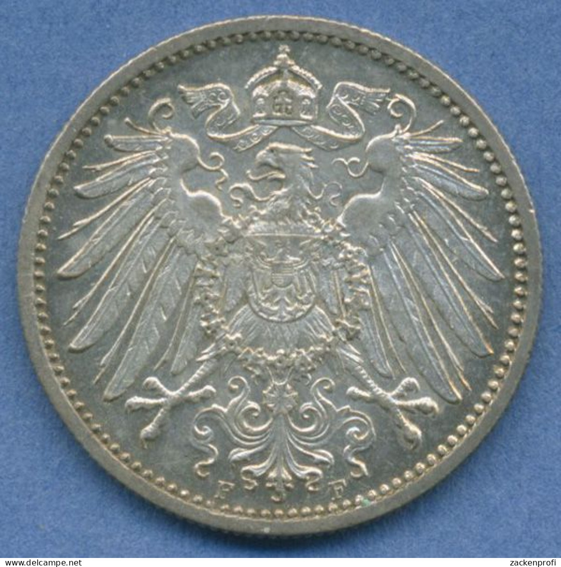 Deutsches Reich 1 Mark Kursmünze 1902 F, J 17 Fast St (m5820) - 1 Mark