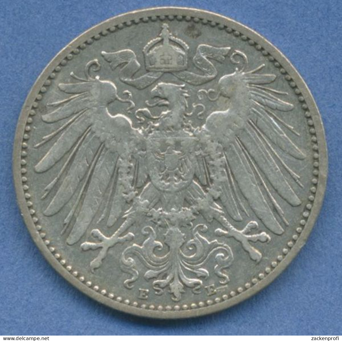 Deutsches Reich 1 Mark Kursmünze 1892 E, J 17 Sehr Schön+ (m5811) - 1 Mark
