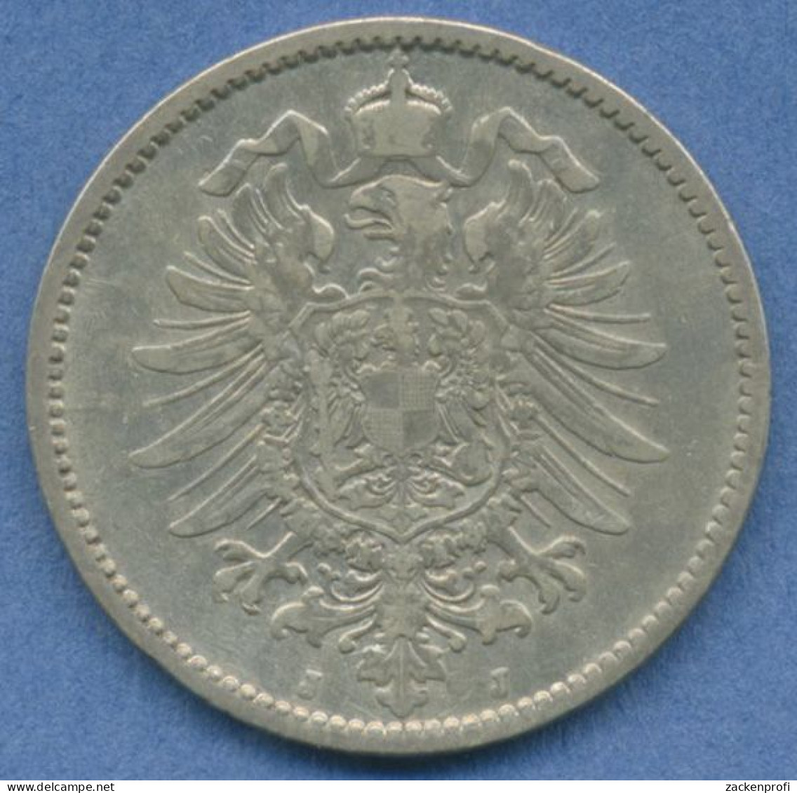 Deutsches Reich 1 Mark Kursmünze 1885 J, J 9 Sehr Schön (m5809) - 1 Mark