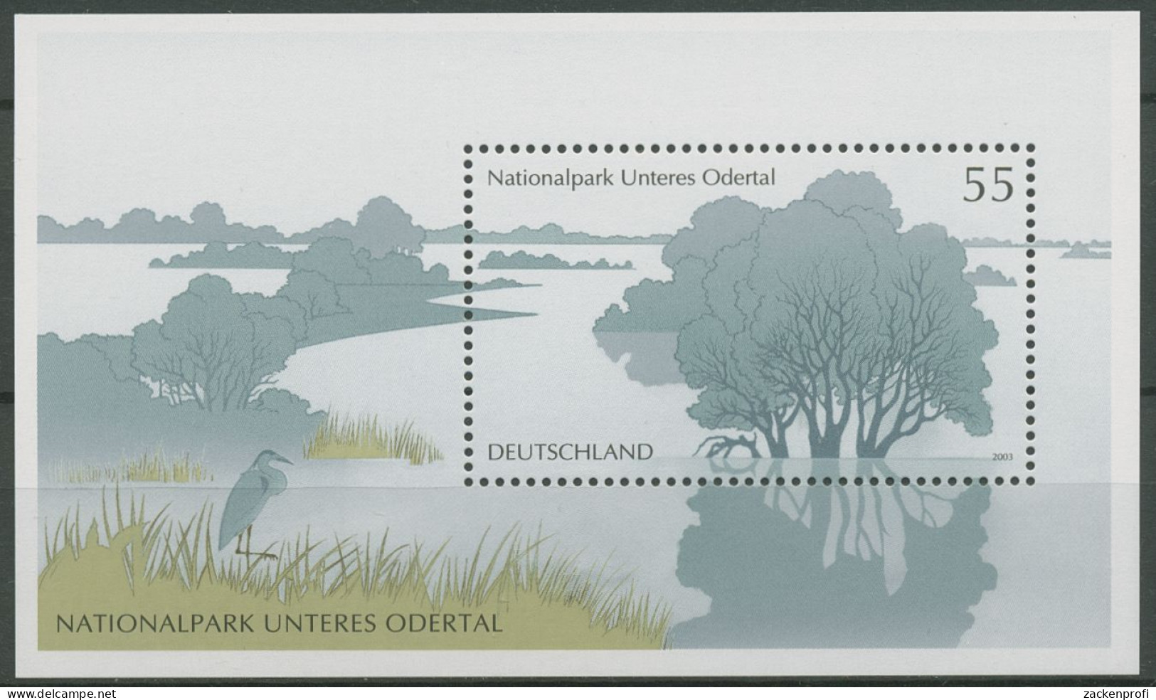 Bund 2003 Unteres Odertal Auenlandschaft Block 62 Postfrisch (C98855) - Other & Unclassified