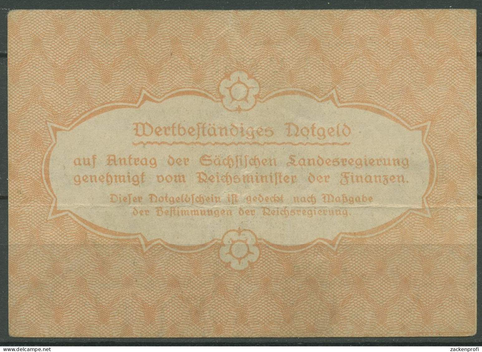 Leipzig Meßamt Für Die Mustermessen 1 Goldmark 1923, Gebraucht (K1589) - Other & Unclassified