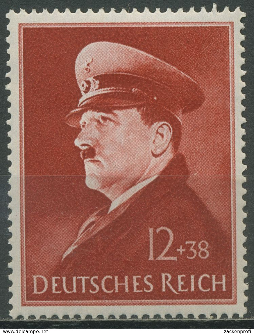Deutsches Reich 1941 52. Geburtstag Hitler, Senkr. Gummiriff. 772 X Postfrisch - Nuevos