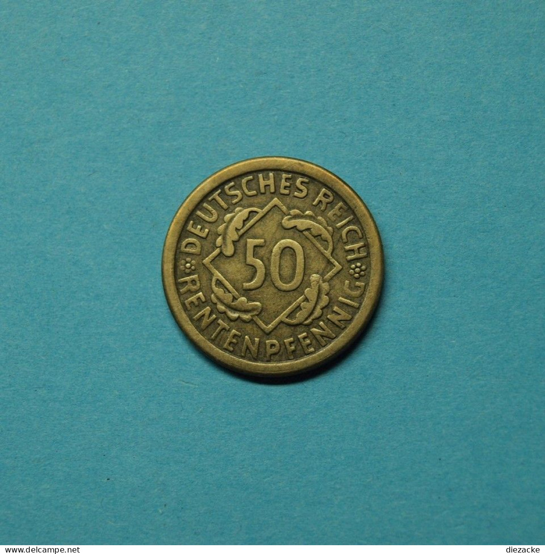 Weimar 1924 E 50 Rentenpfennig (WK056 - Autres & Non Classés